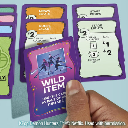 Monopoly Deal: KPop Demon Hunters Card Game – Family Card Game for Kids Ages 8+ and Tweens, 2-5 Players, 15-Minute Play