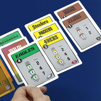 Monopoly Deal NFL Edition – Stocking Stuffer and Birthday Gift for Football Fans and Kids Ages 8+