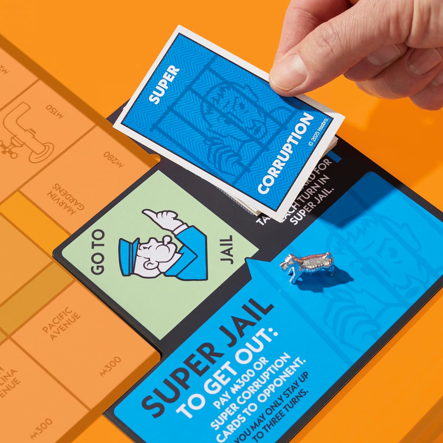 Monopoly Go to Jail Expansion – Affordable Stocking Stuffer and Easter Basket Board Game Gift for Kids and Adults