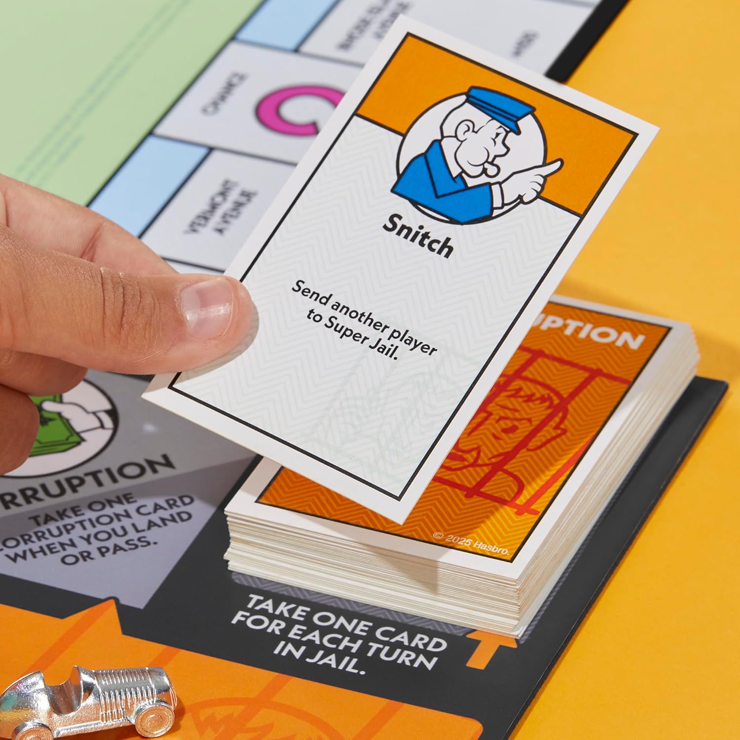 Monopoly Go to Jail Expansion – Affordable Stocking Stuffer and Easter Basket Board Game Gift for Kids and Adults