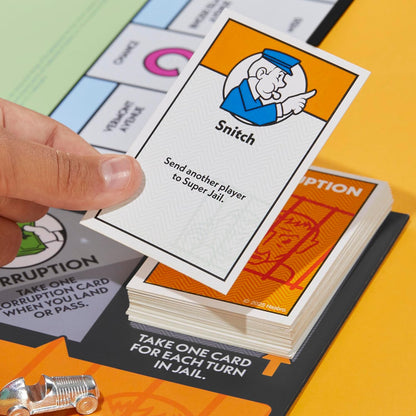 Monopoly Go to Jail Expansion – Affordable Stocking Stuffer and Easter Basket Board Game Gift for Kids and Adults