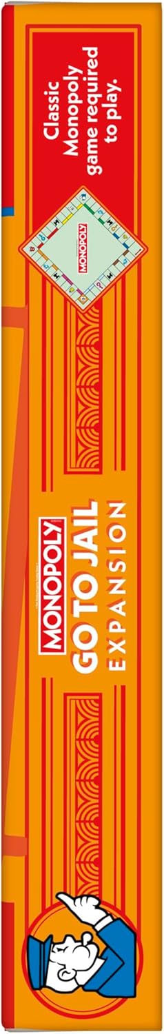 Monopoly Go to Jail Expansion – Affordable Stocking Stuffer and Easter Basket Board Game Gift for Kids and Adults