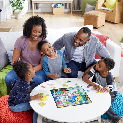 Monopoly Junior Super Mario Edition Board Game – Safe Screen-Free Play for Kids Ages 5+, Perfect for Playroom and Kids' Bedroom