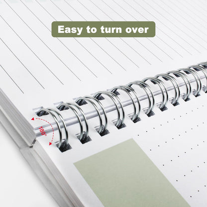Monthly Planner Jan 2024 - Dec 2025, 24-Month Intentional Living Notebook for Personal Care Habits, Bleed-Proof Paper for Gratitude Lists and Wellness Goals