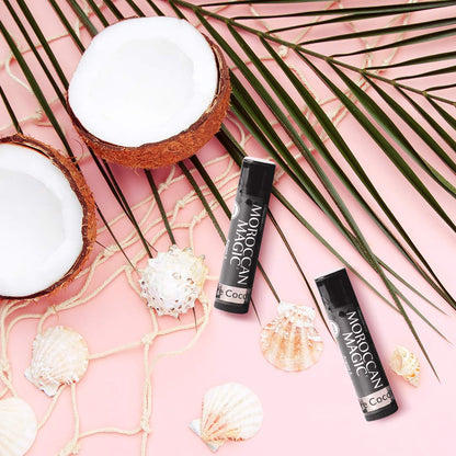 Moroccan Magic Pure Coconut Lip Balm – Single-Ingredient-Focused Organic Moisturizer for the Capsule Beauty Edit