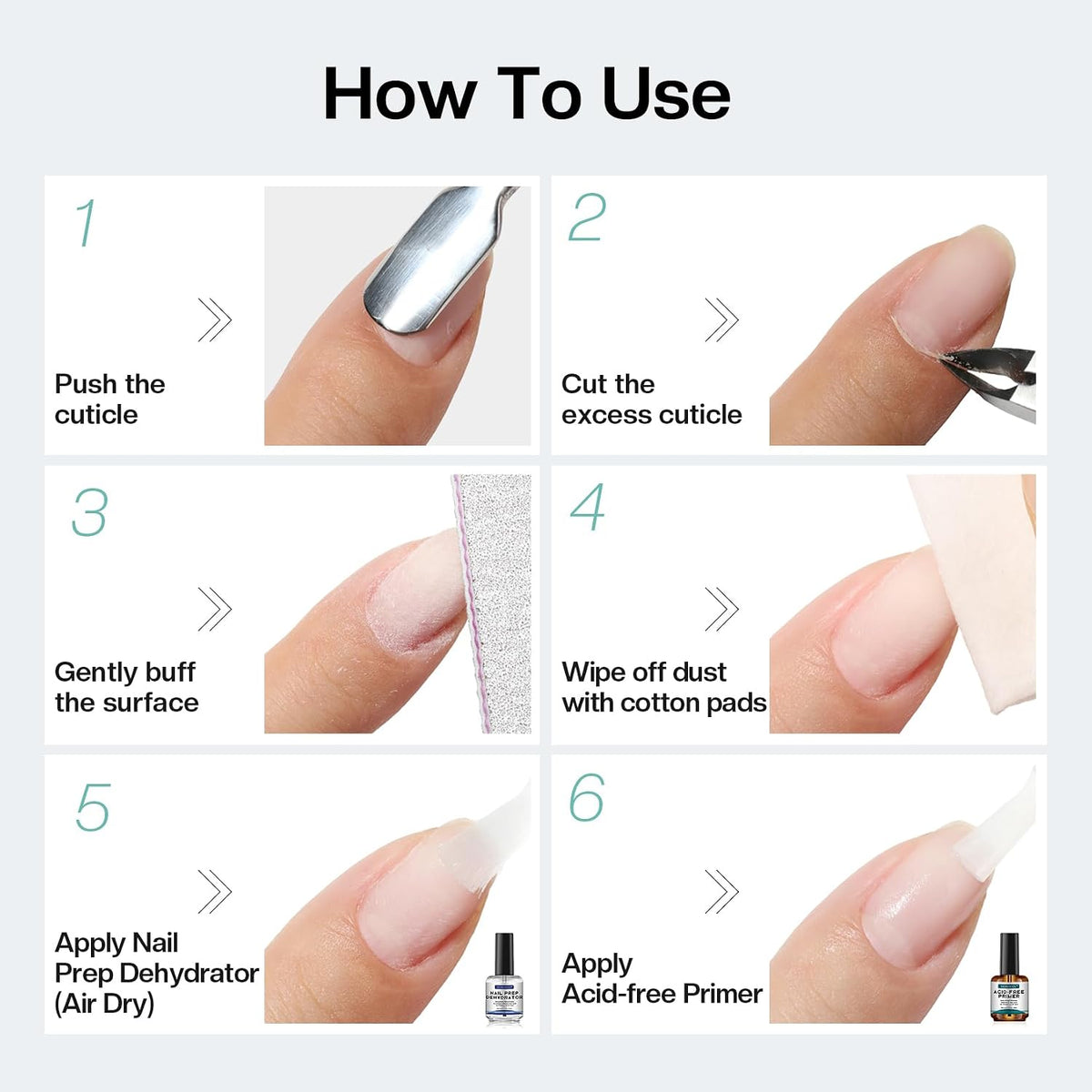 Morovan Deluxe Nail Prep Kit with 4 Piece Configuration – Elevated Bonding System for the Luxury At-Home Manicure Setup