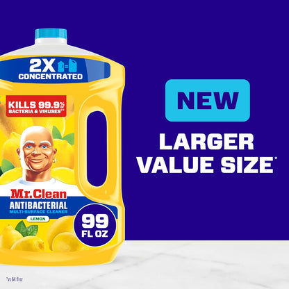Mr. Clean Antibacterial All Purpose Cleaner, Mindful Home Reset for Wellness Routines and Weekly Deep-Clean Rituals