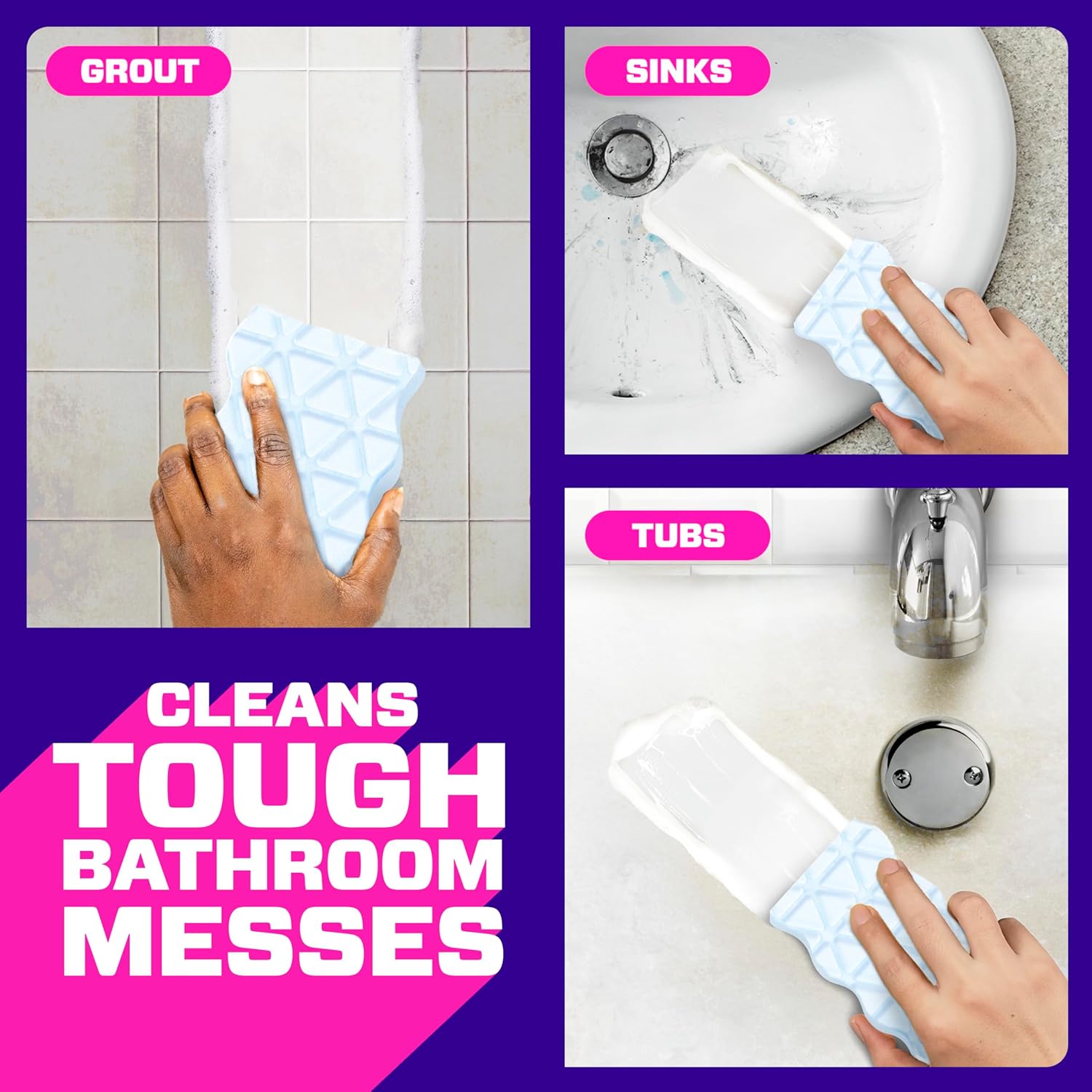 Mr. Clean Magic Eraser Sponge – Thoughtful Housewarming Gift for New Homeowners, 8ct Lavender