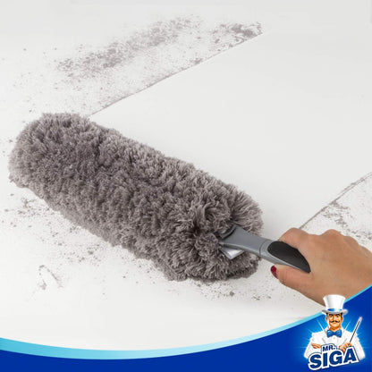 MR.SIGA Washable Microfiber Duster – Nursery and Bedroom Dusting Tool for Allergy-Conscious Families