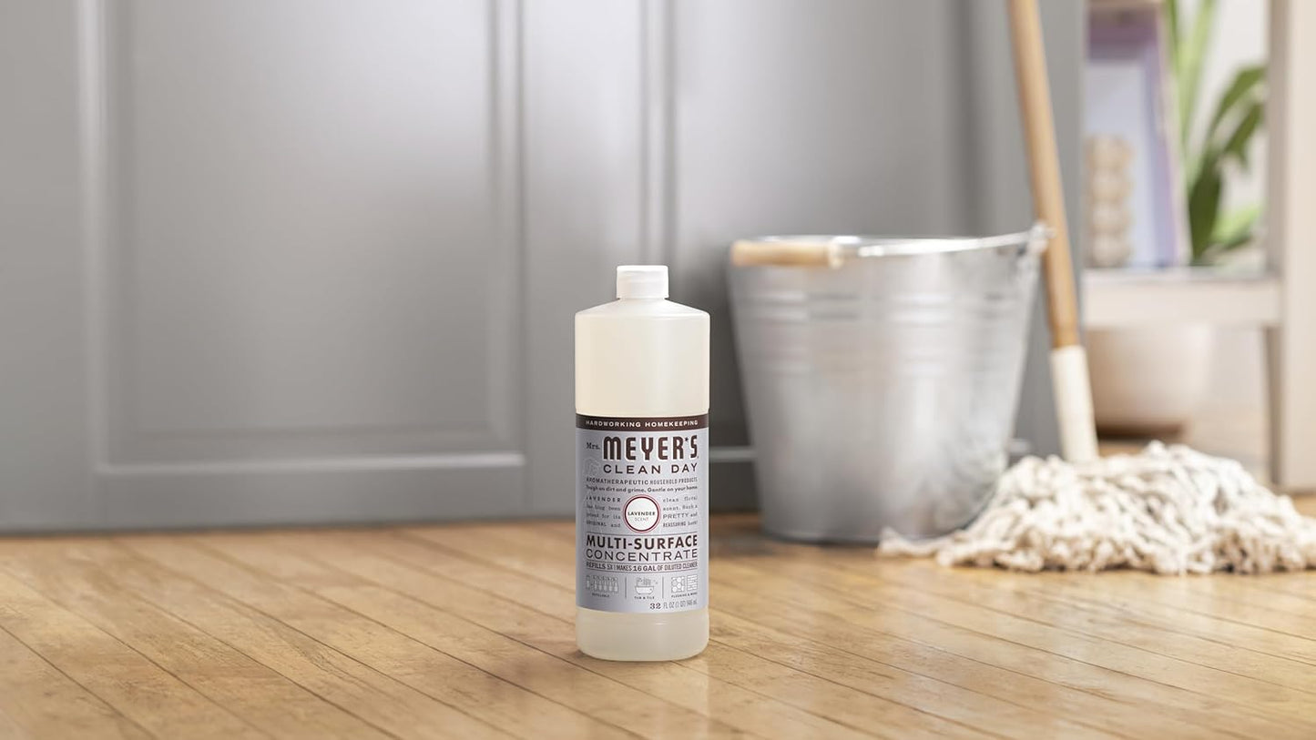Mrs. Meyer's Clean Day Lavender Concentrate – Calming Garden Scent for Kitchen Floors and Mindful Daily Reset
