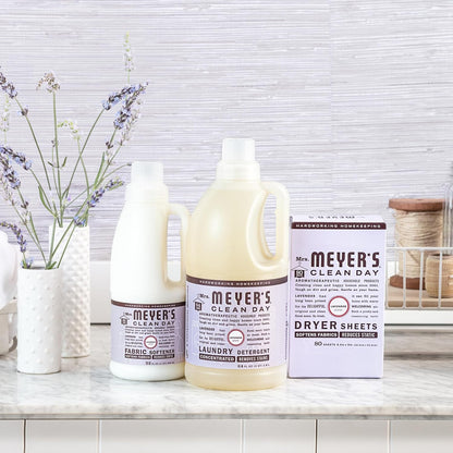 Mrs. Meyer's Clean Day Minimalist Dryer Sheets – Effortless Natural Fabric Care