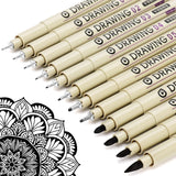 Muchcute Micro Fineliner Drawing Pens – Office Desk Essential for Architects and Designers, Technical Drafting Set