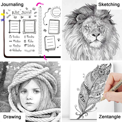 Muchcute Micro Fineliner Drawing Pens – Office Desk Essential for Architects and Designers, Technical Drafting Set