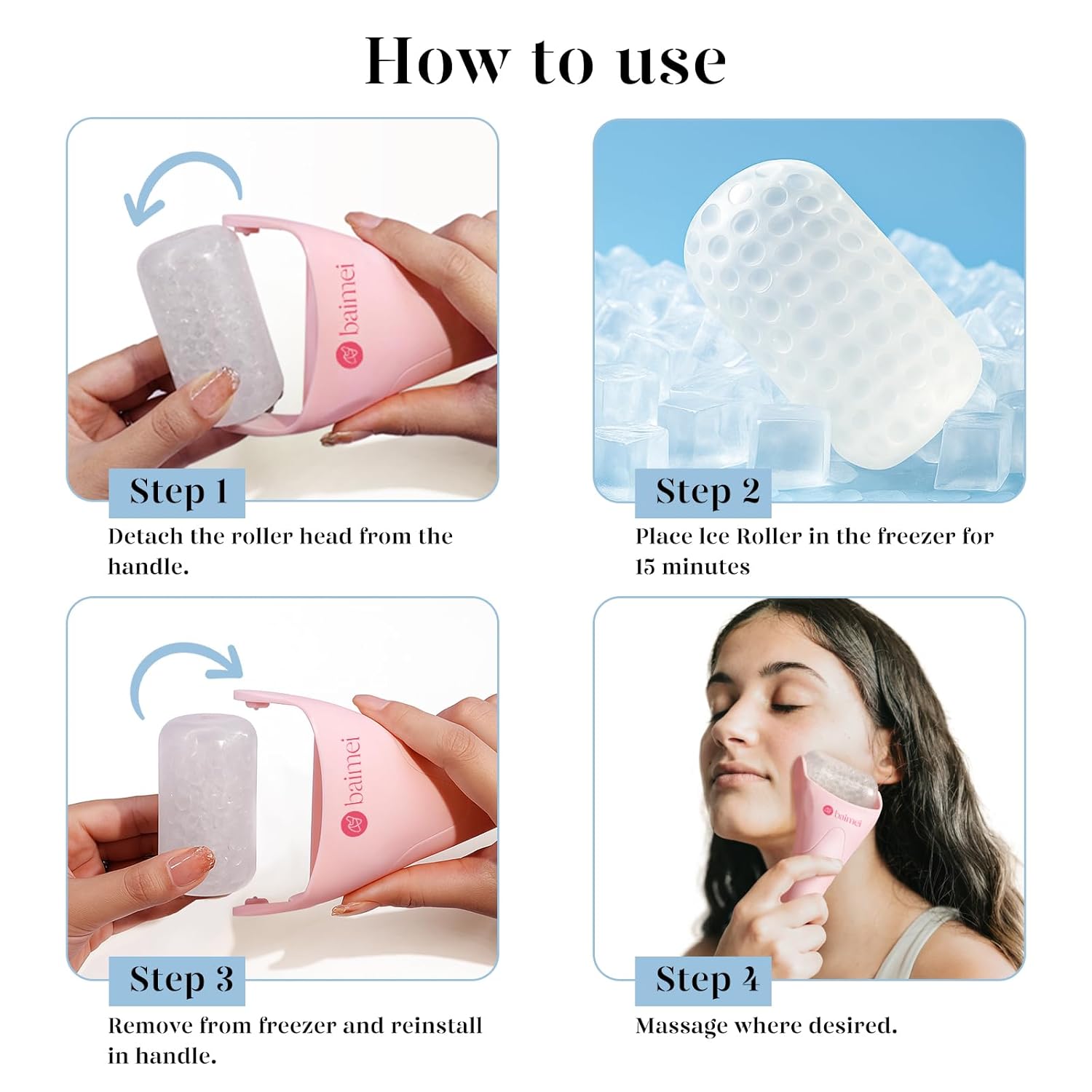 multi-area applicator suitable for face, neck, and body across all skin types