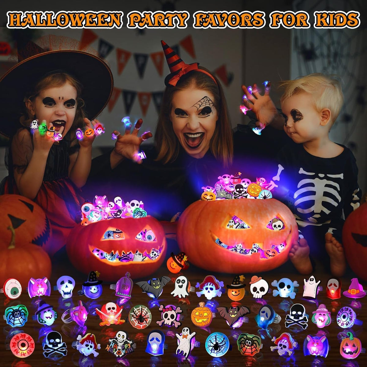multi-color variety across the pack for visual diversity in group photos