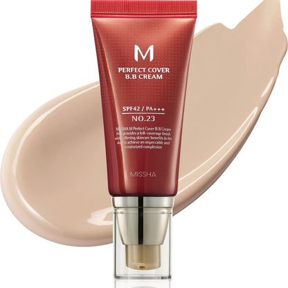multi-functional formula combining primer, foundation, concealer, and spf 42 pa+++ sunscreen