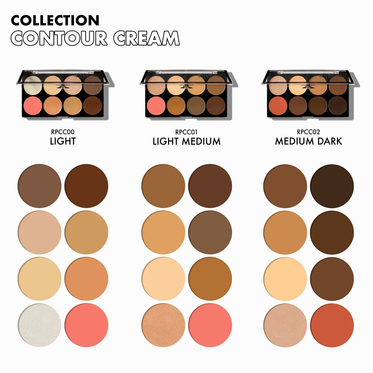 multi-functional use as foundation, contour, and concealer