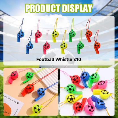 multi-item variety combining wearables (bracelets, keychains), play items (whistles), and decorative items (tattoos)