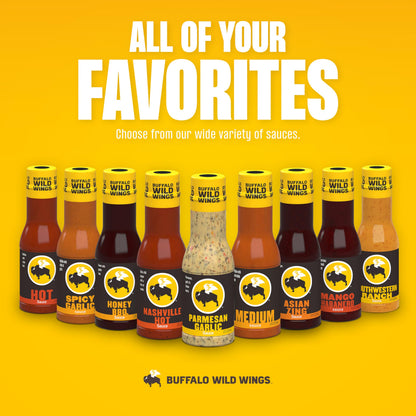 multi-purpose design works as dip, marinade, glaze, or topping from one bottle