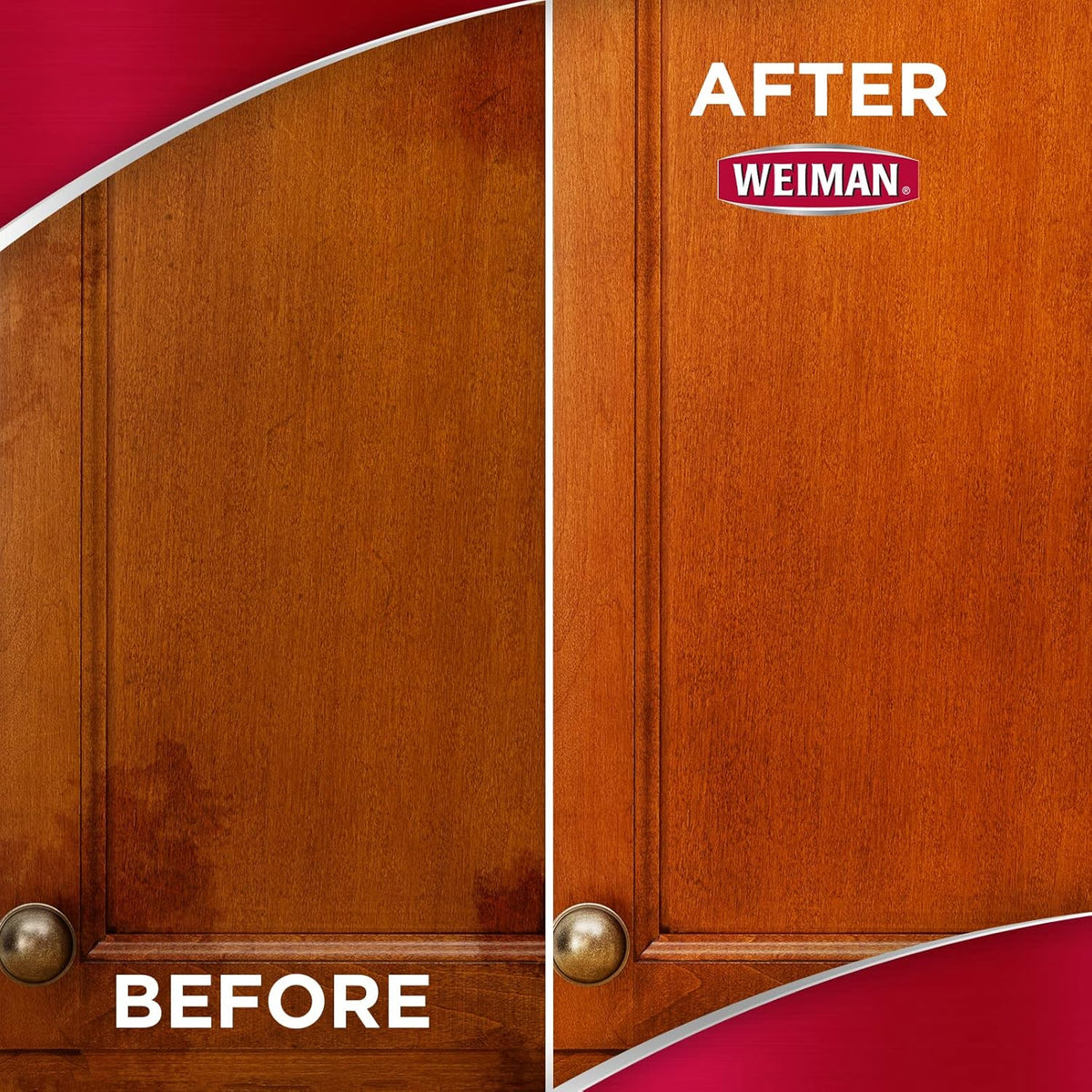 multi-surface compatibility: finished wood, painted wood, antiques, cabinets, trim, baseboards, paneling