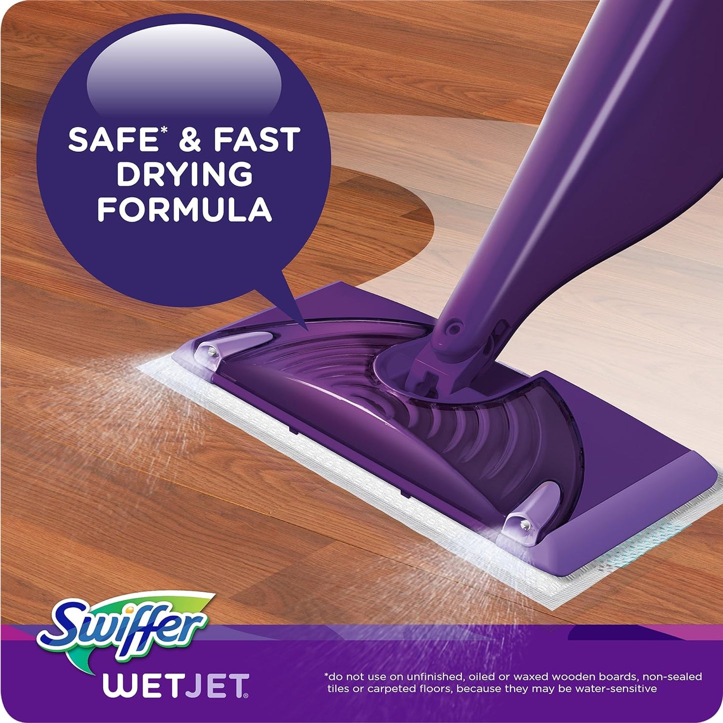 multi-surface compatibility with laminate and other hard floors
