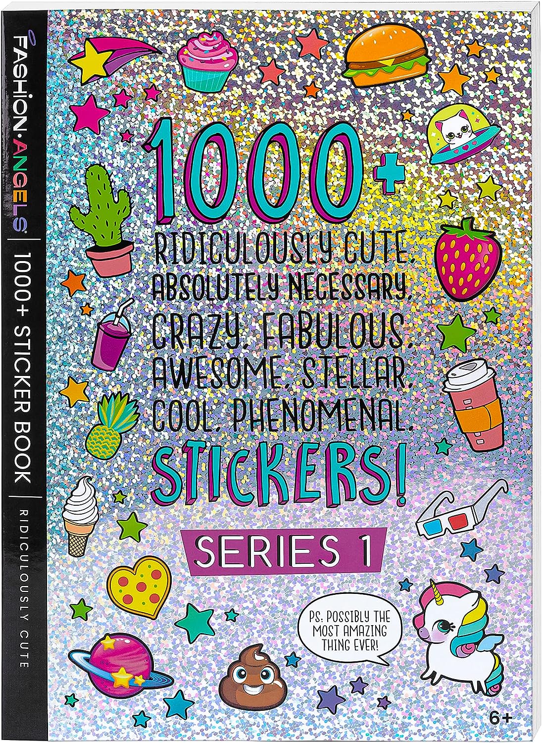 multi-theme assortment including unicorns, emojis, puppies, kittens, donuts, rainbows, monsters, and thought bubbles