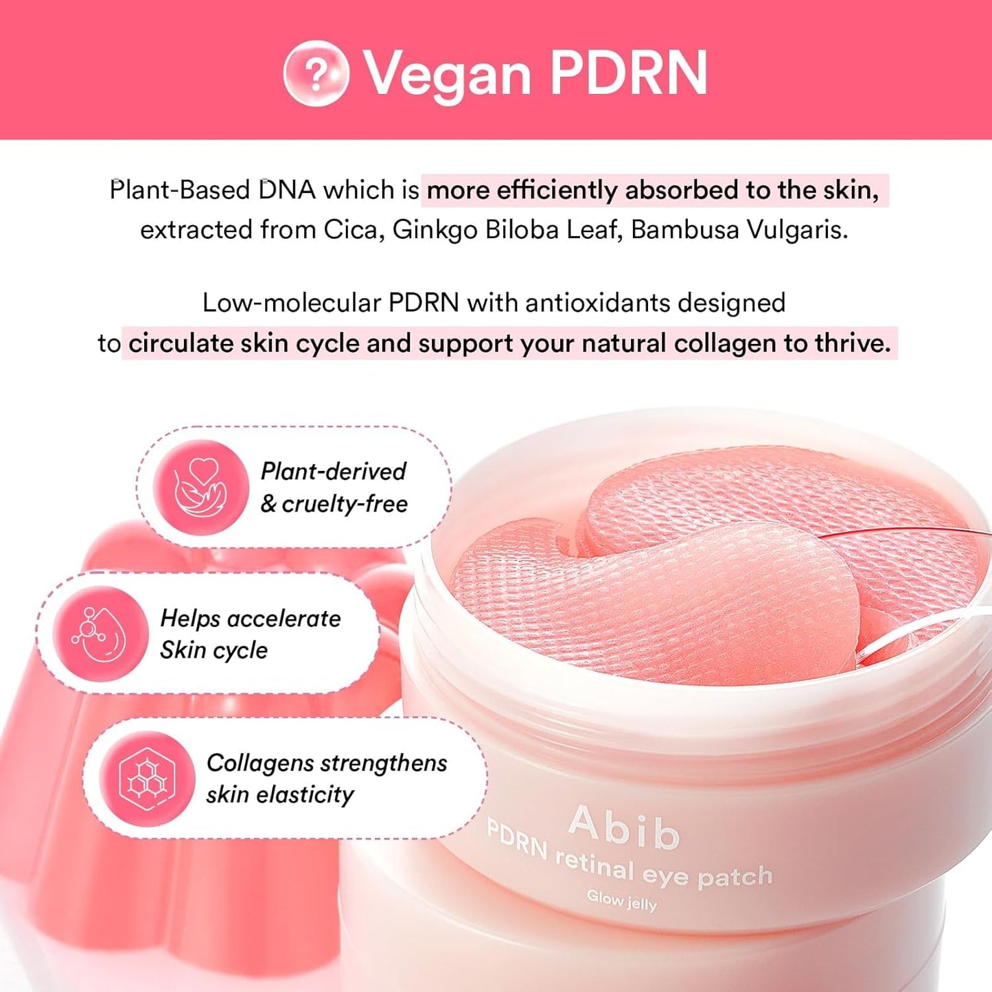 multi-use design suitable for under-eyes, forehead, smile lines, and neck
