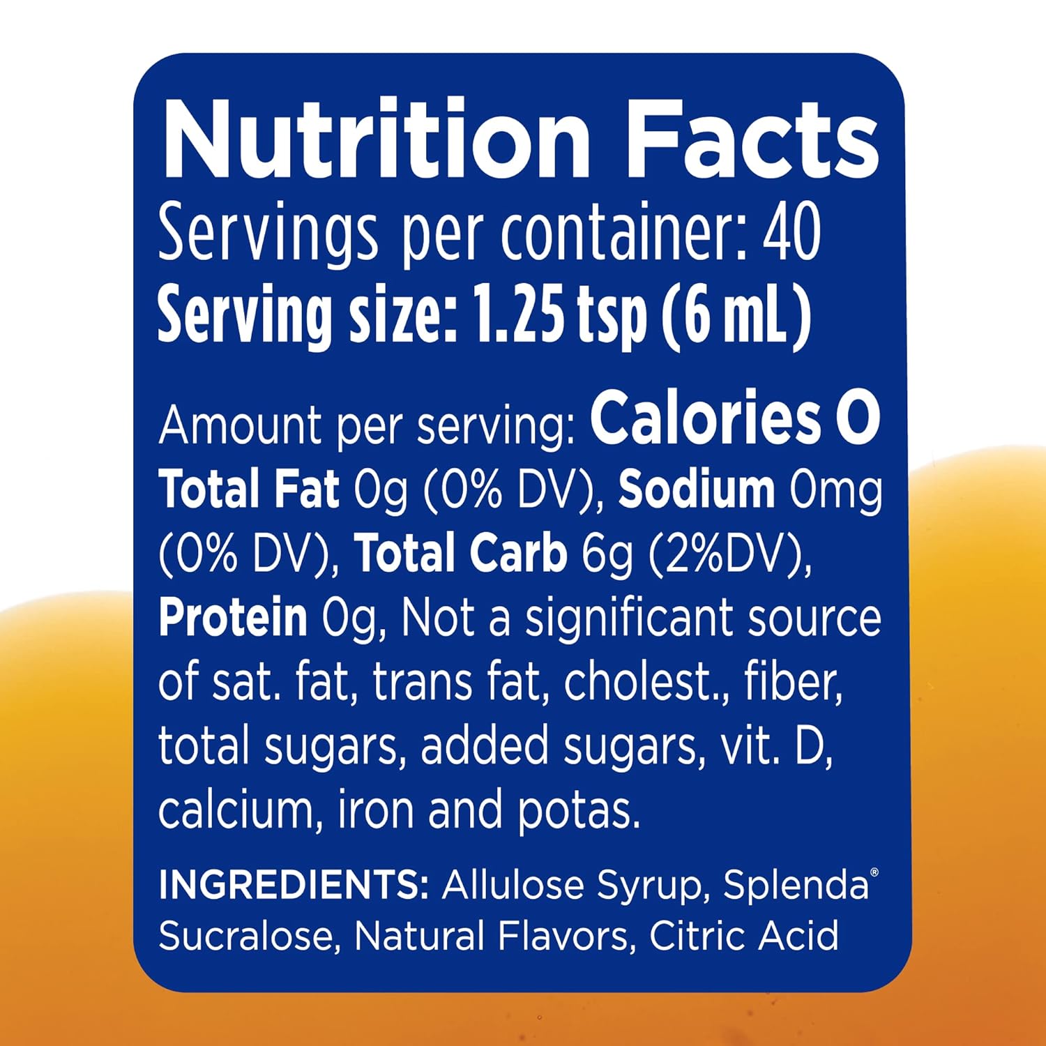 multi-use liquid format designed to substitute for maple syrup, honey, agave, and brown sugar