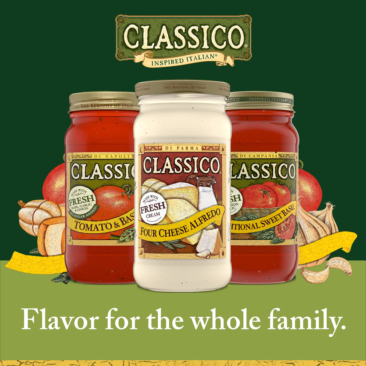 multiple pack configurations (1, 2, 3, and 4 jars) for singles, couples, and families