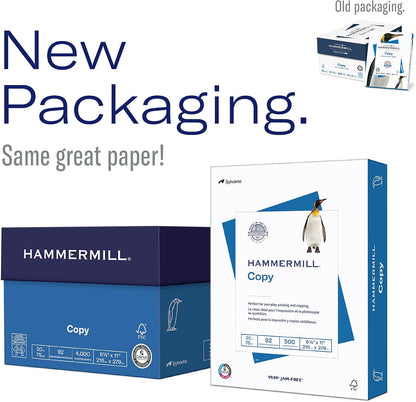 multiple size variants including letter (8.5x11), legal (8.5x14), and ledger (11x17) for diverse print jobs