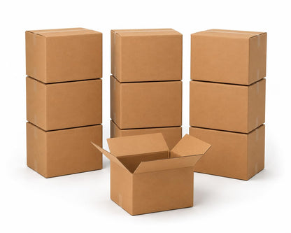 multiple size variants (small 15x10x6, medium 18x14x12, large 20x20x15 and 22x17x12) for tailored packing