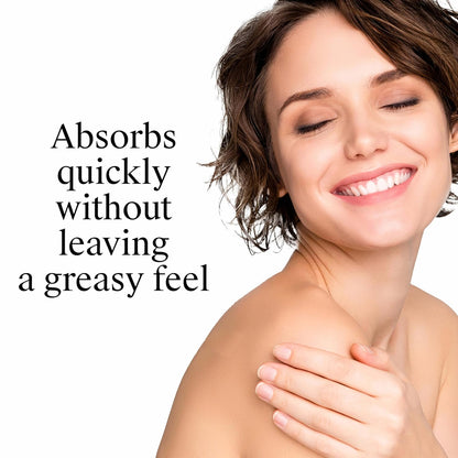multipurpose design usable as a shower oil, bath additive, post-bath moisturizer, or massage oil