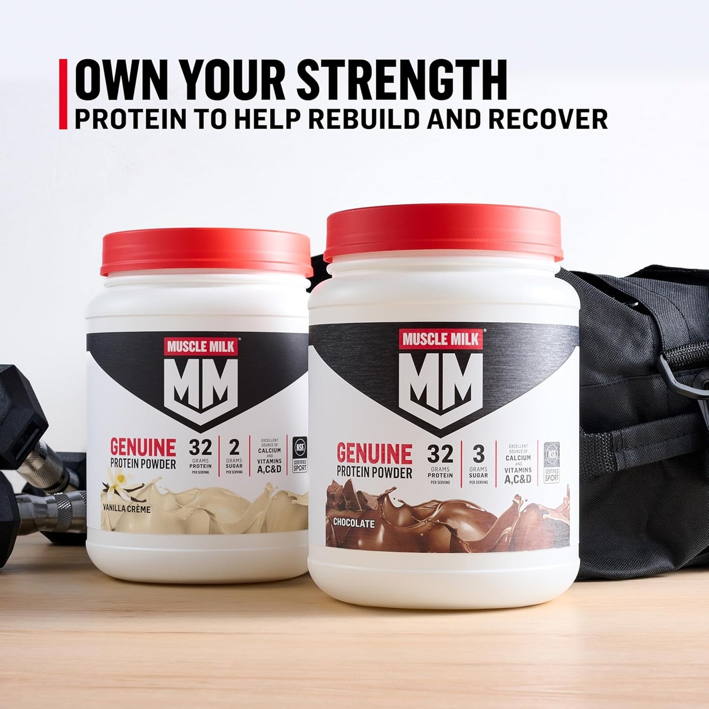 Muscle Milk Genuine Protein Powder – Mindful High-Protein Snack for Self-Care Routines