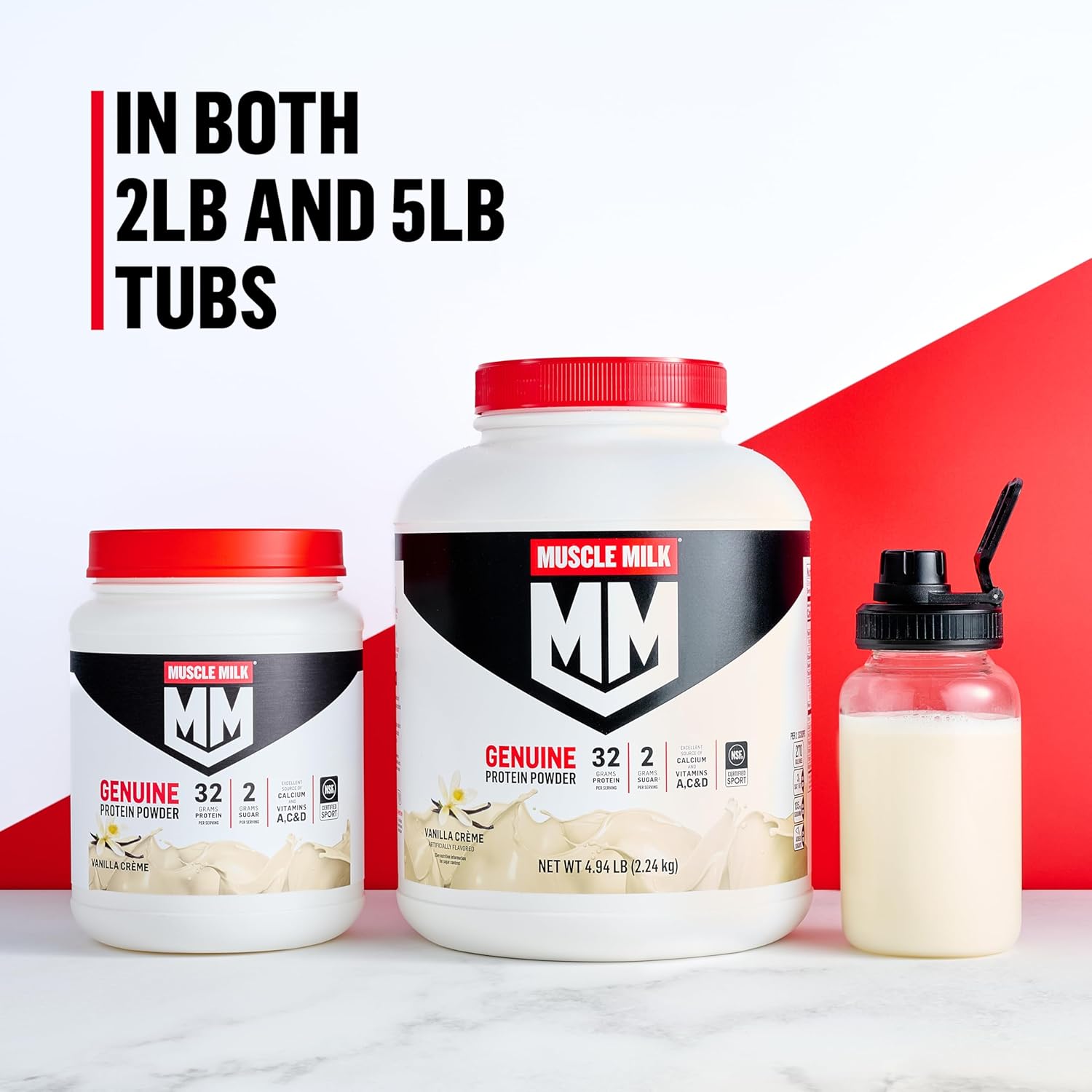 Muscle Milk Genuine Protein Powder – Mindful High-Protein Snack for Self-Care Routines