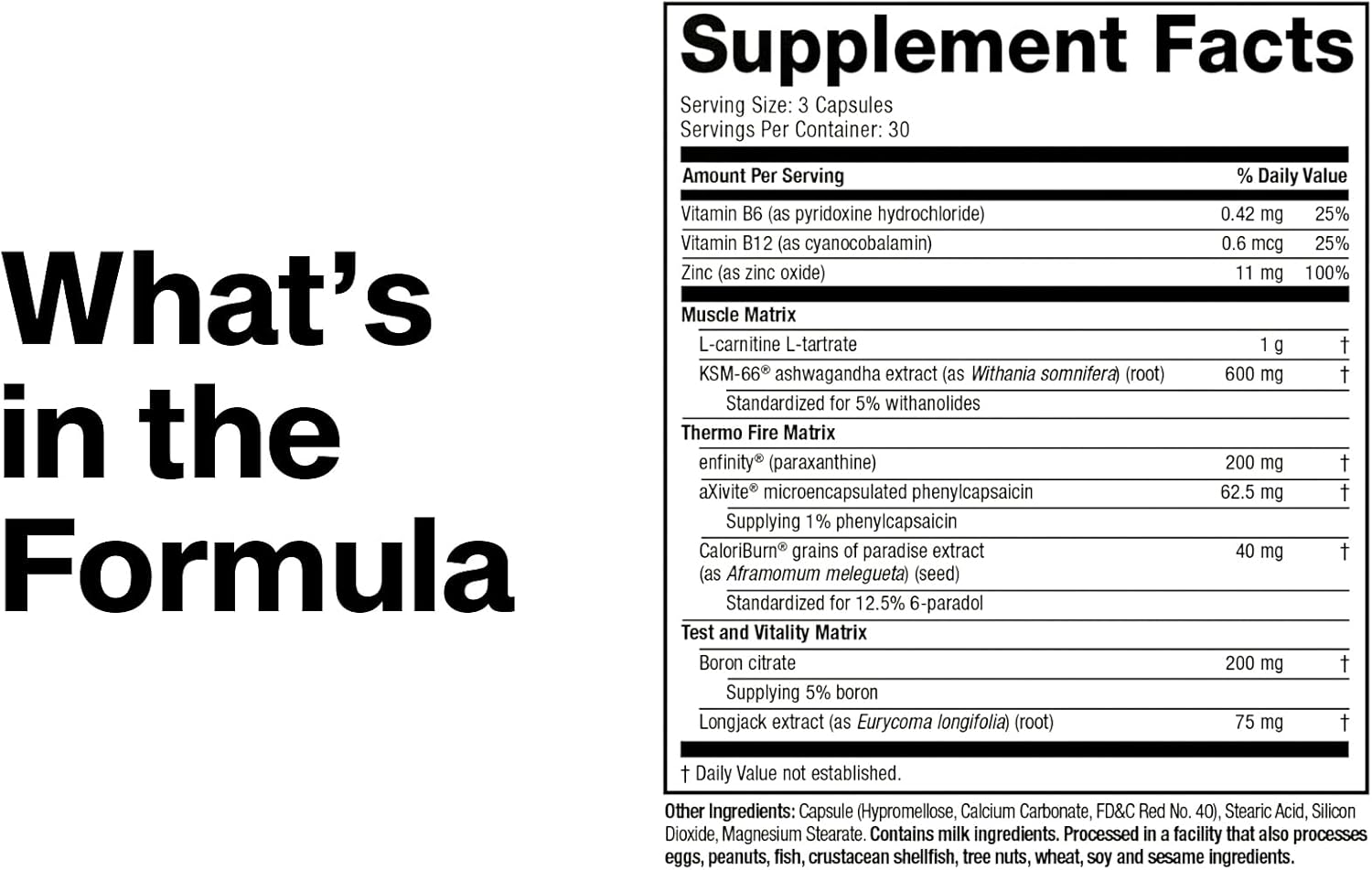 MuscleTech AlphaTest Thermo – Mindful Supplement Routine for Men, 30-Day Male Vitality & Energy Reset