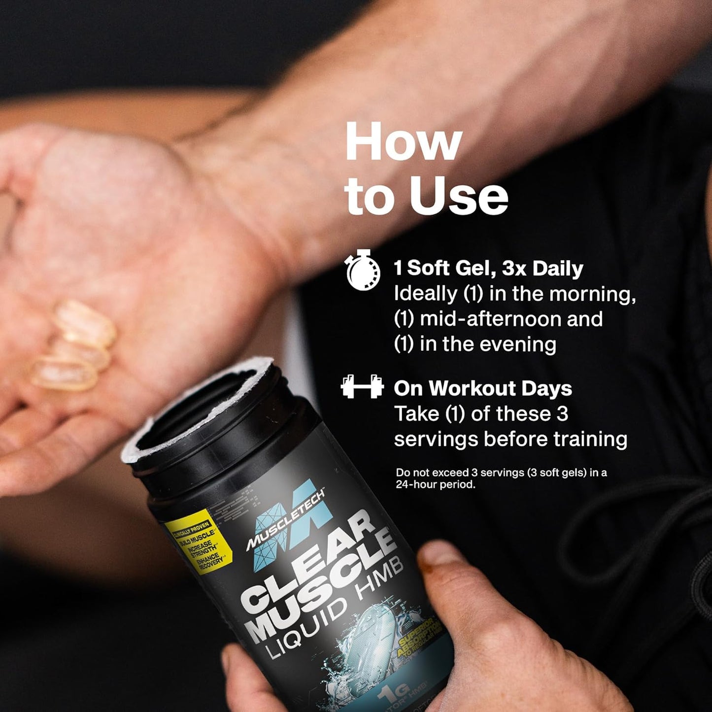 Muscletech HMB Free Acid – Wellness Stack for Recovery, Cutting Phases, and Gym Mindfulness