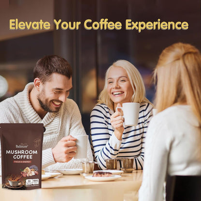 Mushroom Coffee 6.35oz Jar – Clean-Ingredient Instant Brew for Clutter-Free Kitchens