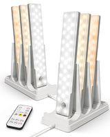 EZVALO Magnetic Under Cabinet Lights with Remote – Set-and-Forget Auto Shutoff for Evening Reading and Focus