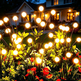 vignuto Romantic Firefly Garden Lights – Living Room Window Display Decor, Soft 150 Lumen Solar Glow