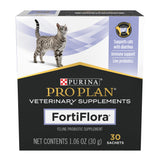 Pro Plan Veterinary Supplements FortiFlora Probiotic Powder for Cats – One-Ingredient-Routine Daily Supplement with Single-Serve Packets for Clean Feeding Stations