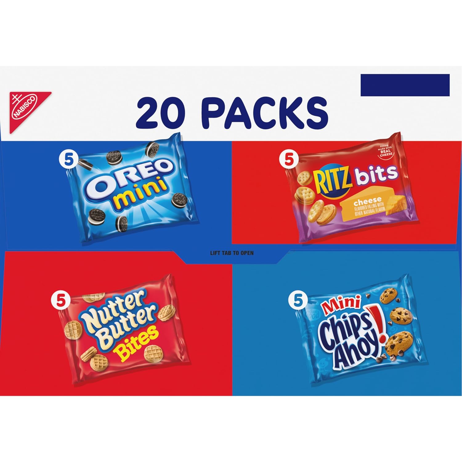 Nabisco Classic Mix Variety Pack – Travel-Friendly Snack Packs for Road Trips, Camping, and Picnic Baskets