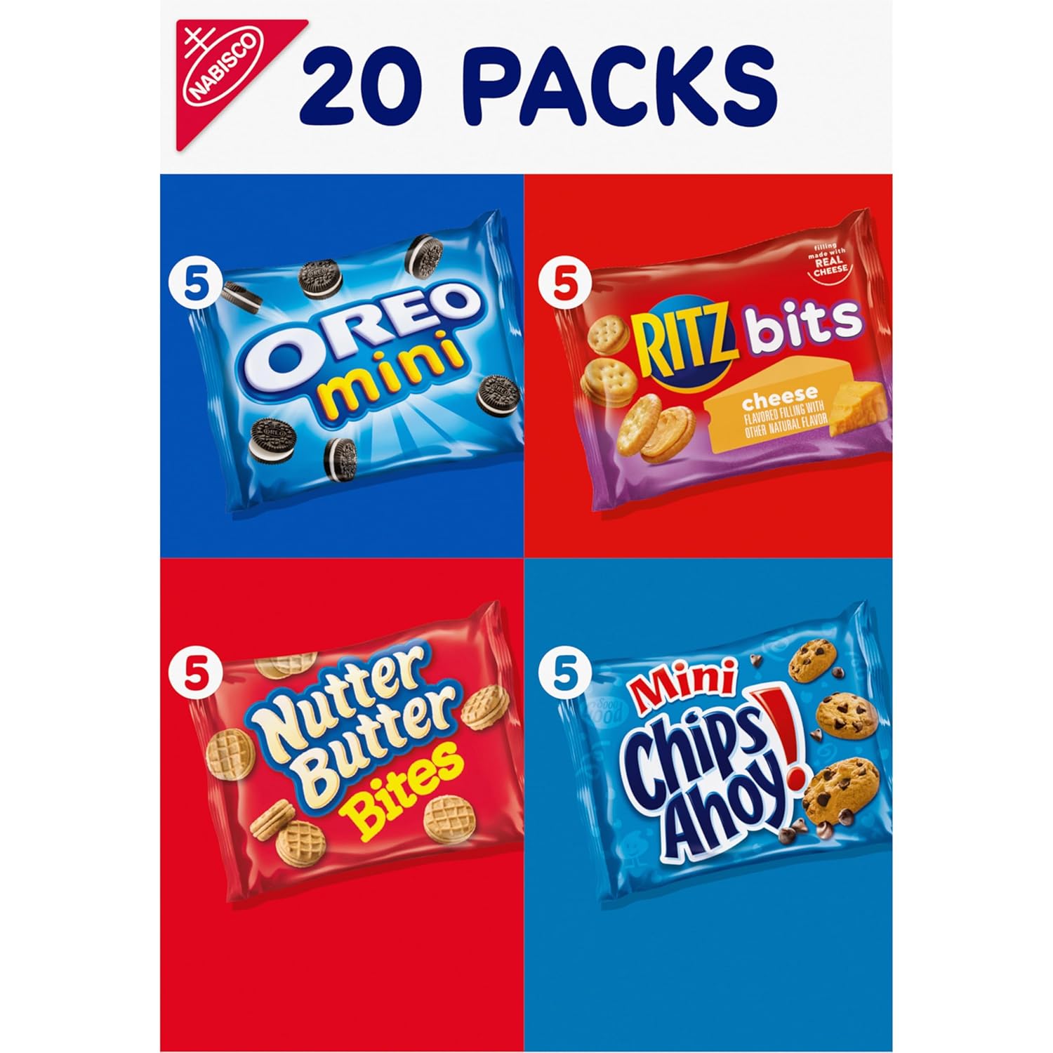 Nabisco Classic Mix Variety Pack – Travel-Friendly Snack Packs for Road Trips, Camping, and Picnic Baskets