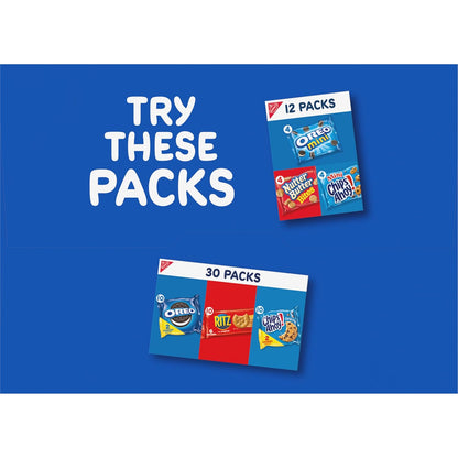Nabisco Classic Mix Variety Pack – Travel-Friendly Snack Packs for Road Trips, Camping, and Picnic Baskets