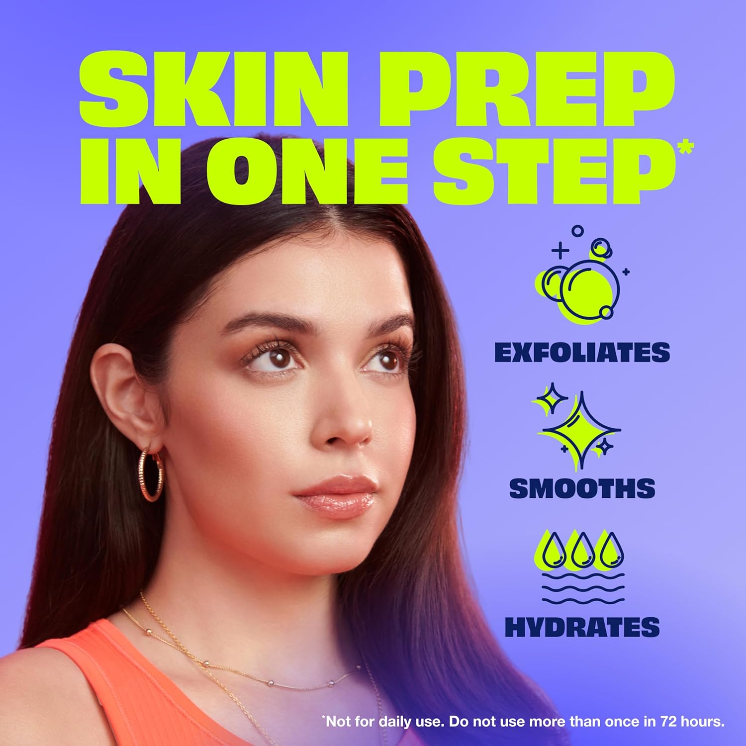 NAIR Exfoliating Facial Hair Removal Cream - Thoughtful Birthday Gift for Her, Sensitive Skin Friendly Skincare Set