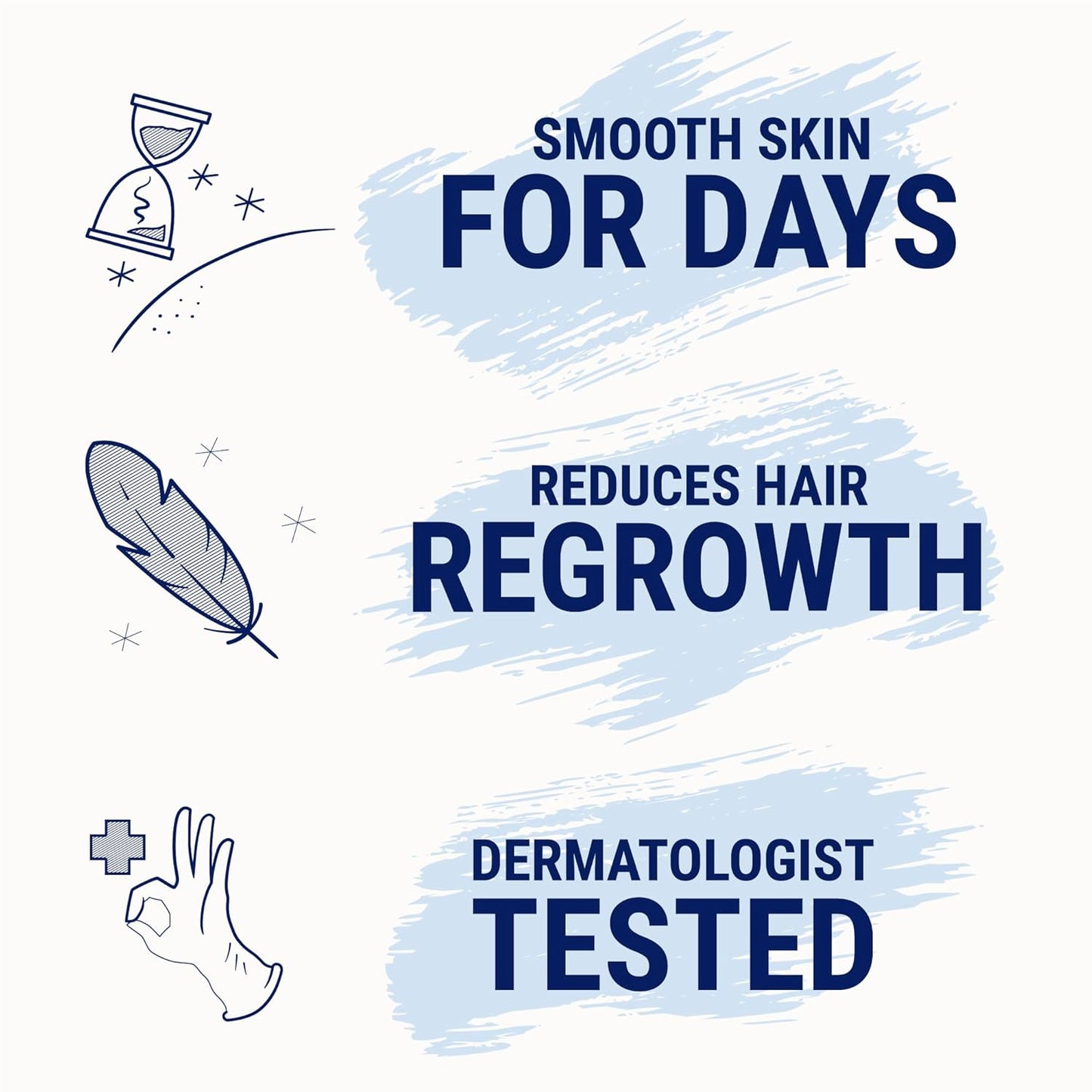 Nair Ready Wax Strips – Calming Chamomile Self-Care Kit for Sensitive Skin, Up to 4 Weeks Smooth