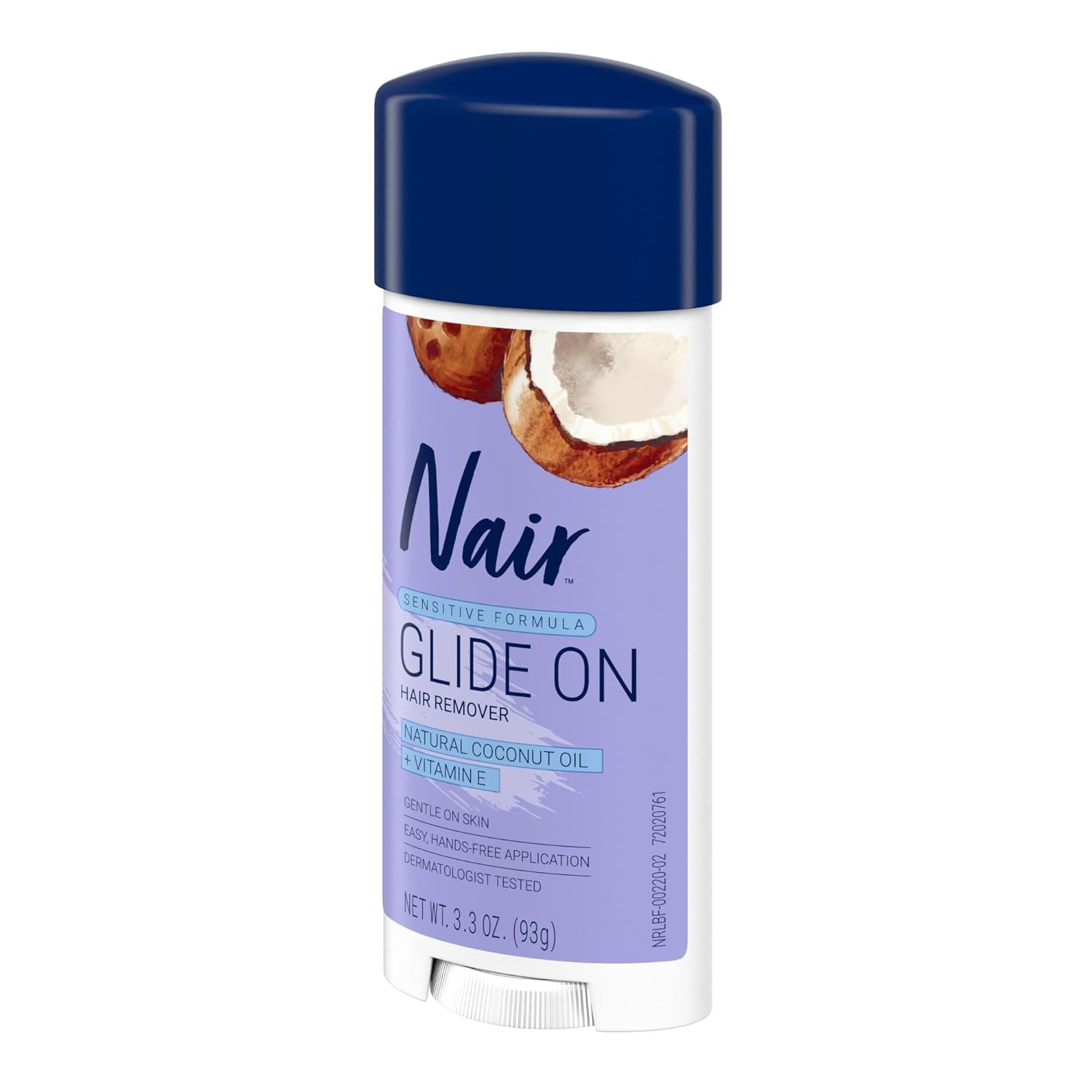 Nair Sensitive Glide-On Depilatory Cream – Nourishing At-Home Spa Treatment for Arms, Legs and Underarms