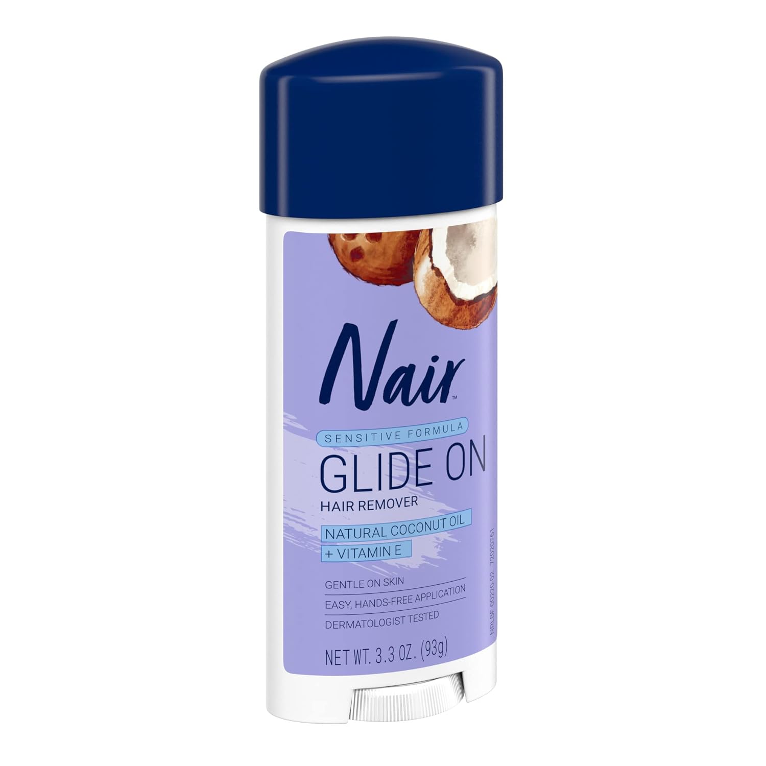Nair Sensitive Glide-On Depilatory Cream – Nourishing At-Home Spa Treatment for Arms, Legs and Underarms