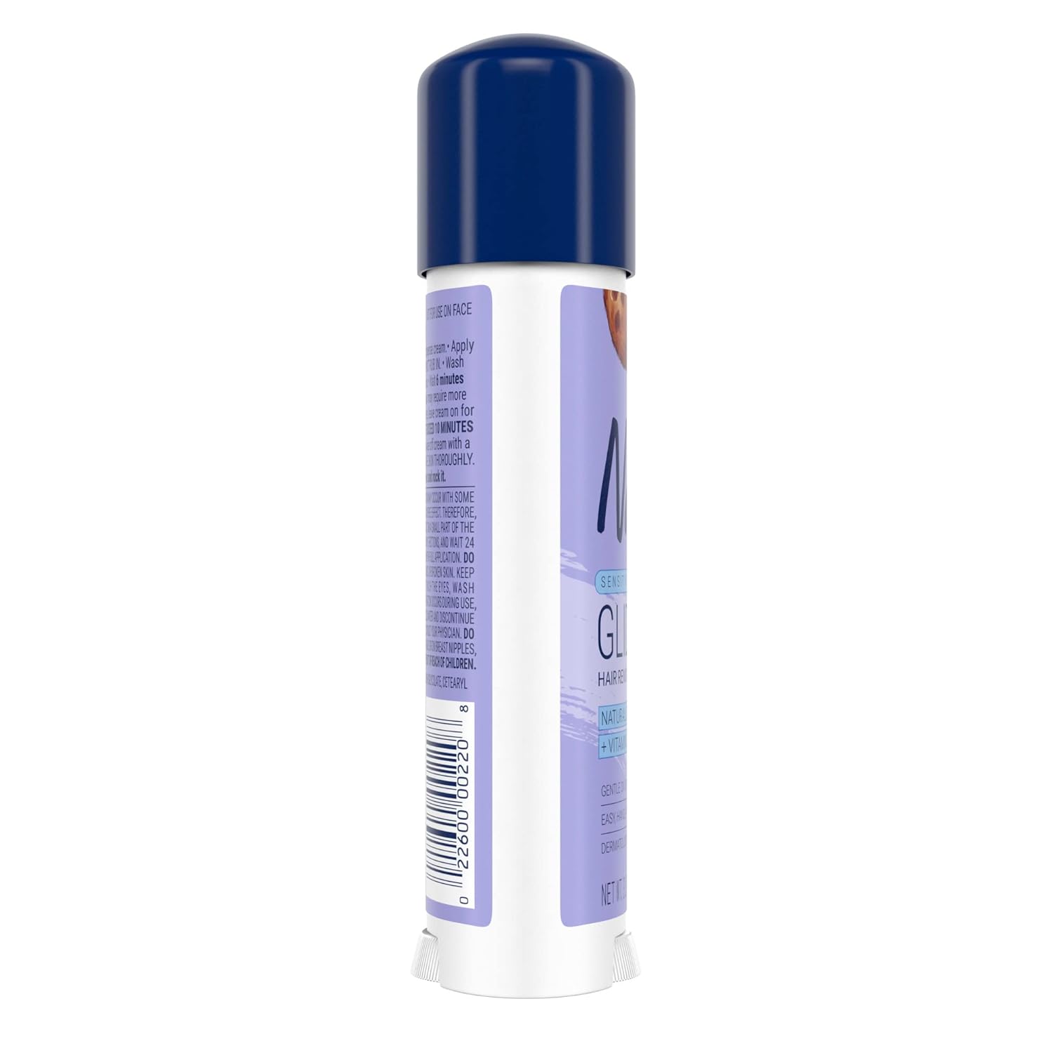 Nair Sensitive Glide-On Depilatory Cream – Nourishing At-Home Spa Treatment for Arms, Legs and Underarms
