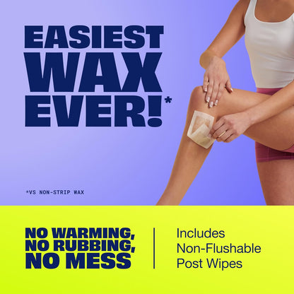 Nair Sensitive Hair Remover Strips – Calming Self-Care Hair Removal for the Vanity, Dermatologist-Tested Chamomile