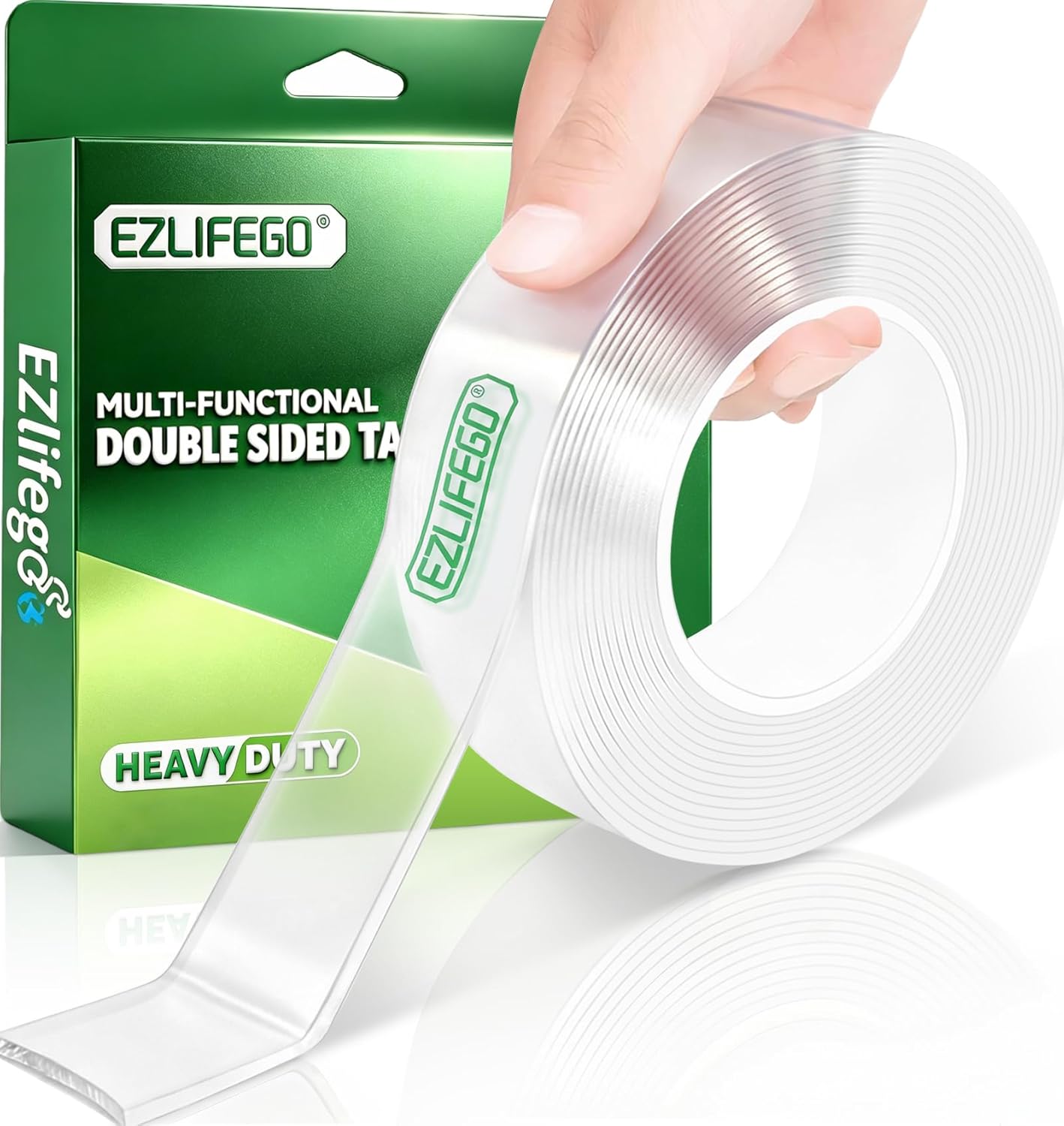 nano-tech acrylic gel adhesive with 0.6 lb/in tensile strength and heavy-duty hold